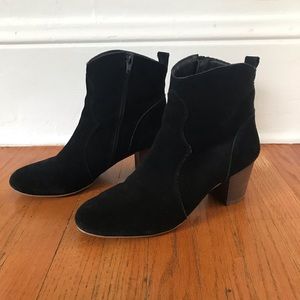 Steve Madden Black High Heeled Ankle Booties